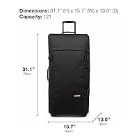 バッグ EASTPAK TRANVERZ H Amazon.co.jp: EASTPAK TRANVERZ WHEELED HOLDALL LARGE (BLACK